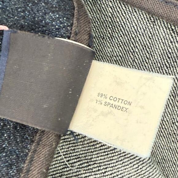 Y2K Vintage Gap Dark Wash Denim Midi Pencil Skirt, Size 10 Casual Normcore - Picture 5 of 7